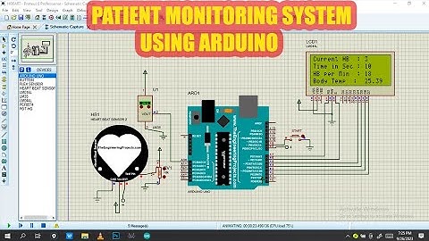 how to make patient monitoring system using arduino on proteus professional.