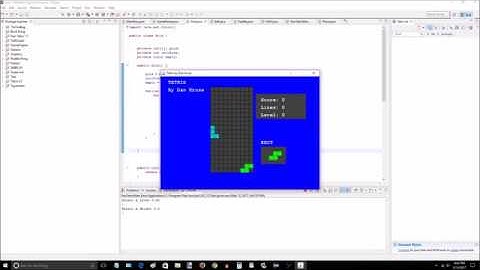 Tetris in Java [Old Project]