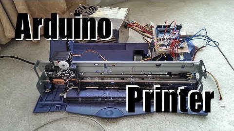 Arduino Dot Printer