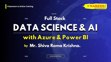 Full Stack Data Science & AI with Azure & Power BI |  NareshIT #datascience