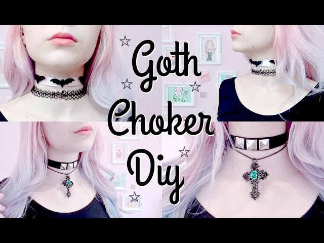Pastel Goth Chokers DIY 