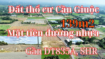 Đất Cần Giuộc. Diện tích 139m2 thổ cư, đường nhựa, xã Mỹ Lộc - Cần Giuộc, gần DT835A giá tốt, SHR