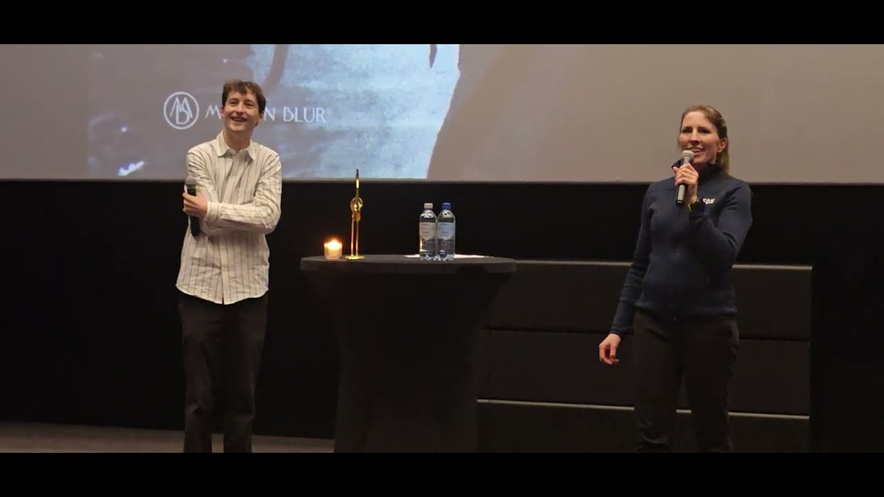 Sjur Vatne Brean forteller litt før filmen «nr 24» på Odeon kino 30/10-24