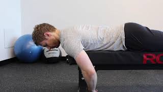 Prone neck retractions