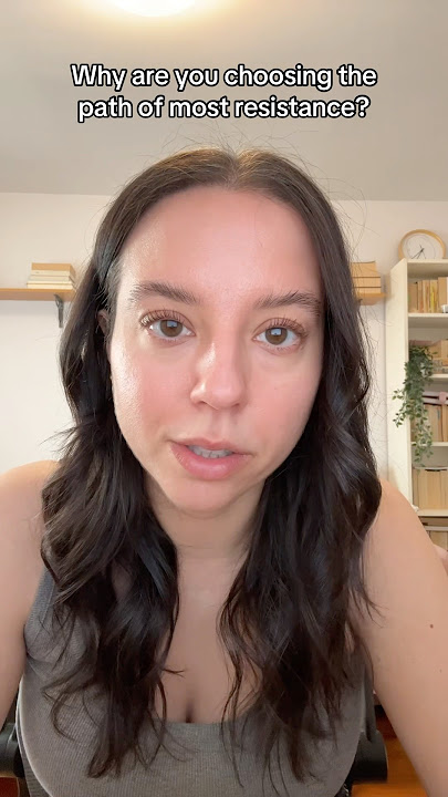 Why are you choosing the path of most resistance?