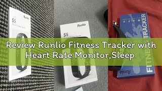 Review Runlio Fitness Tracker with Heart Rate Monitor,Sleep Monitor with 14 Sports Mode,Activity Tra