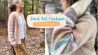 Sand Art Cardigan Knitting Pattern Release