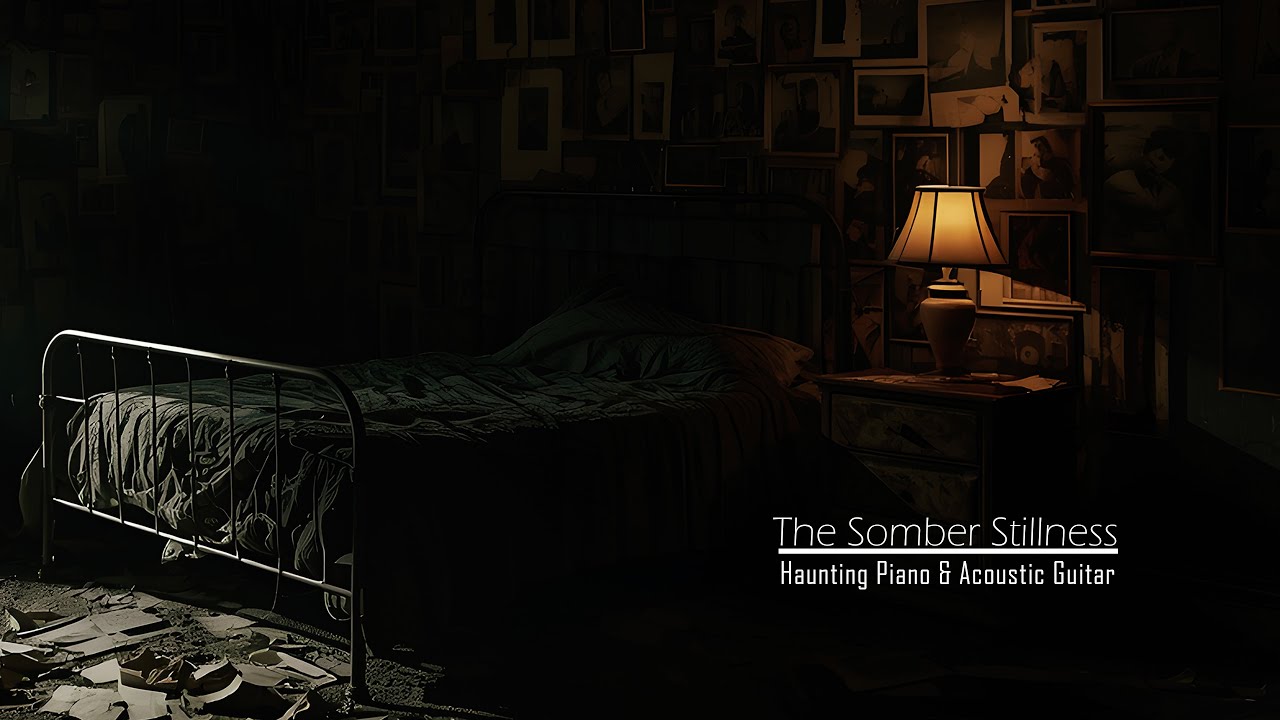 The Somber Stillness| Haunting Piano & Guitar for Deep Sleep
