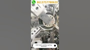 CNC hook camless spring machine