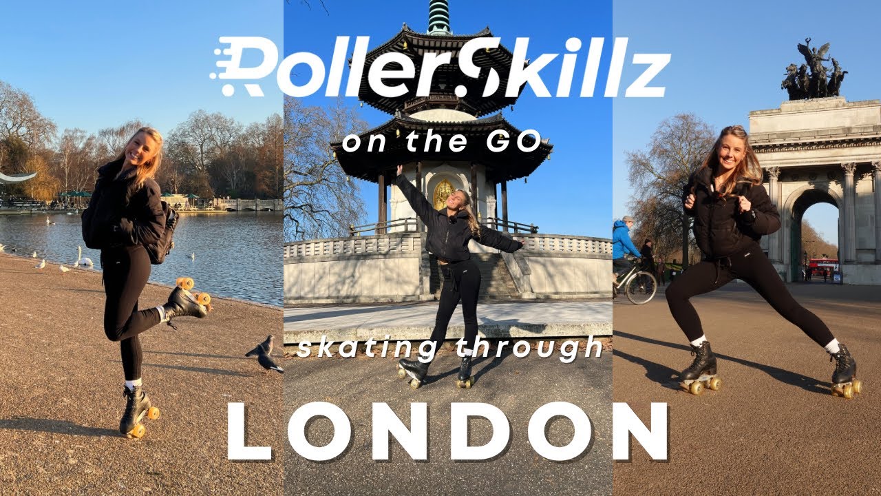 Roller Skating through LONDON! Battersea, Trafalgar Square, Hyde Park