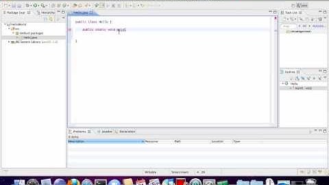 Basic Eclipse Tutorial