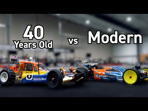 40 Year Old Vs Modern R C Race Car