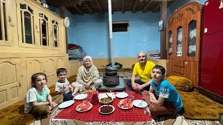 Cooking Desi Beef In Traditional Stone Pot And Eating With Boiled Rice