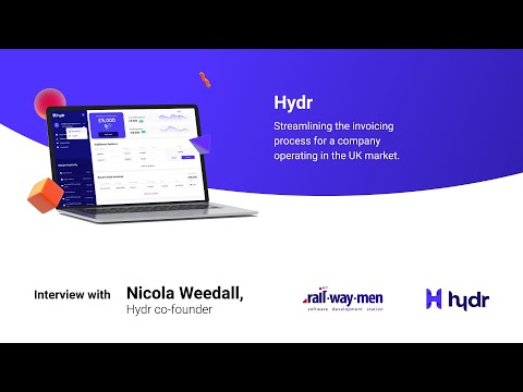 Railwaymen Project Success Story - Interview with Nicola Weedall (Co-founder of Hydr)