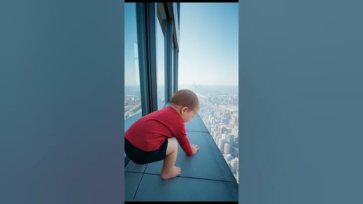 Baby Fell from a huge building. #shorts #babyrescue #animation