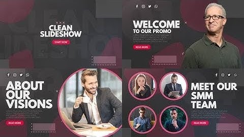 Clean Slideshow AFTER EFFECTS Template Videohive 32817212