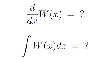 The derivative/integral of the Lambert W function