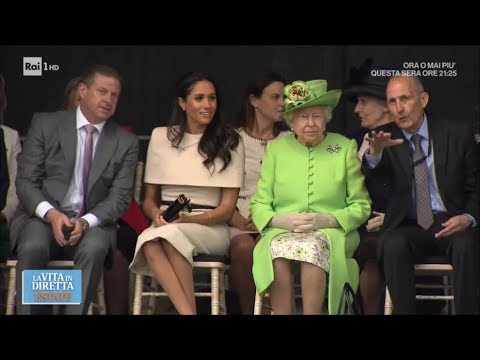 Video: Meghan Markle Guarda Con La Regina Elisabetta