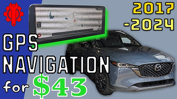 Add GPS Navigation for Mazda CX-5 Mazda CX-90 – Super Easy Install of SD Card Maps