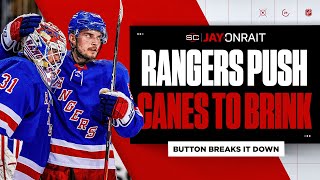 ‘Shesterkin has been brilliant’: Button on Rangers 3-0 series lead