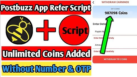 Postbuzz App unlimited Coin | Postbuzz App Refer Script Adder Script | Postbuzz App