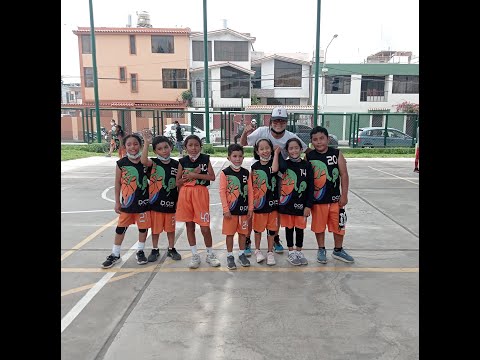 Básquet Arequipa - Equipo DOS vibes - partido de la categoría sub 8