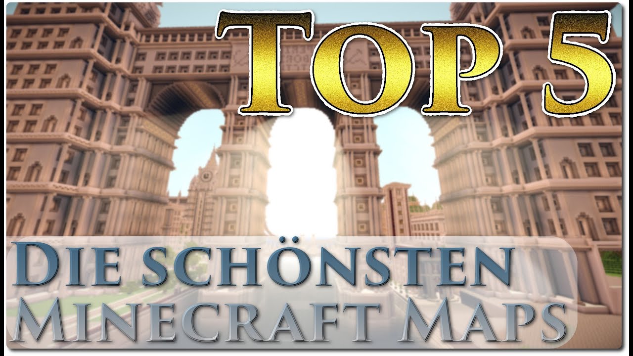 Top 5 – The Most Beautiful Minecraft Maps |TRG 2.0 [Deutsch/HD]