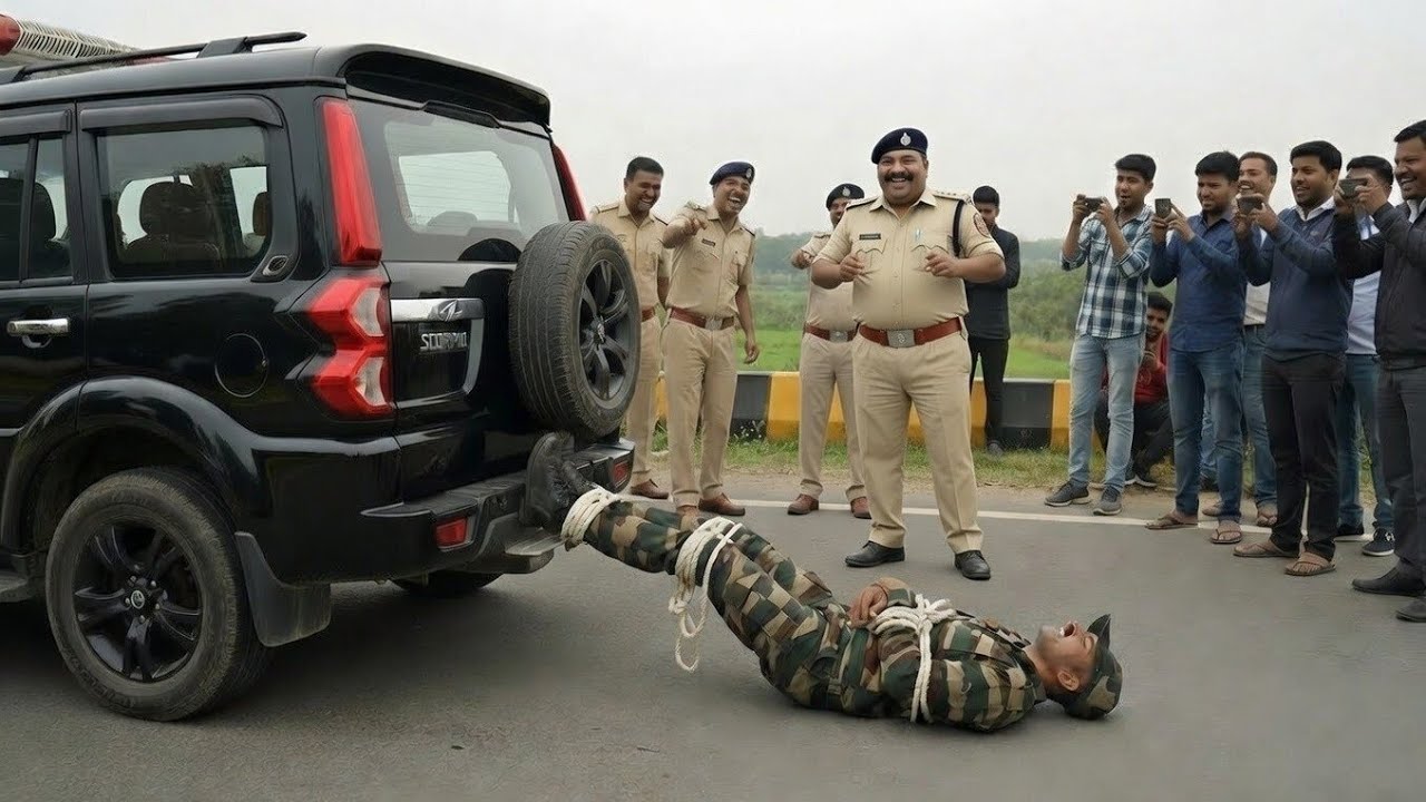 बीच हाईवे पर जब फौजी और दरोगा भिडगये, फिर फौजी के साथ हुआ  पूरे जिले में तहलका मच गया