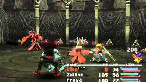 Final Fantasy IX - Low Level Challenge Part 33: Meltigemini (Without 9999 Damage Abilities)