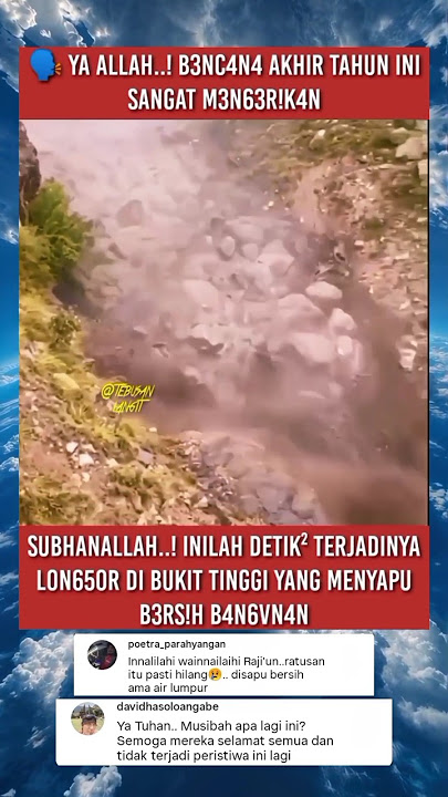 subhanallah ll b3gitu d4h5y4tny4 b3nc4n4 ini😢 #viralvideo #trendingshorts #shortvideo