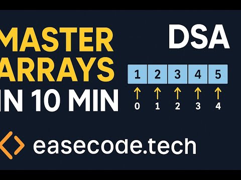 Arrays in 7 minutes 🚀