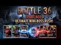 Battle 36 | Mini-Boss Rush | Part 6(i) |Injustice gods among us | Hard to win| @UltimateGamerzArena