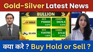 Gold  Silver Latest News | MCX पर Gold और Silver में खरीदारी करें या बिकवाली? #gold #silver