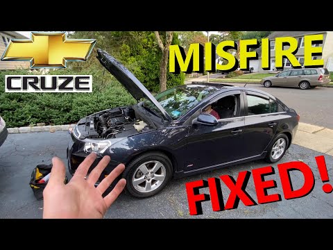 How to Fix Your Chevy Cruze Engine Misfire! Spark Plugs / Coil After 7