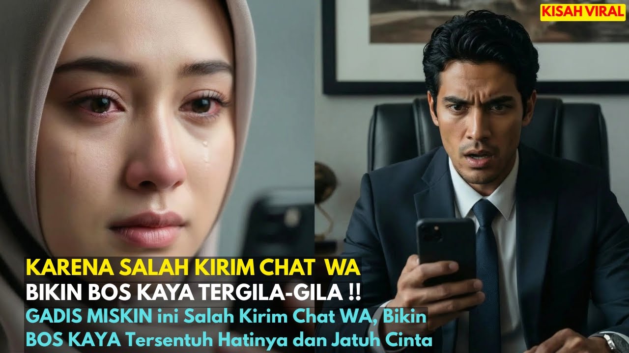 GADIS MISKIN ini Salah Kirim Chat WA, Bikin BOS KAYA Tersentuh Hatinya dan Jatuh Cinta
