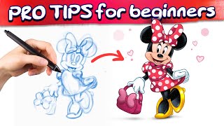 Minnie Mouse easy and beautiful Photoshop drawing screenshot 1