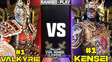 NUMBER 1 RANKED VALKYRIE VS NUMBER 1 RANKED KENSEI! FOR HONOR