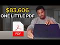 كيف ربحت 83 606 دولار ا من بيع ملف PDF واحد خطوة بخطوة