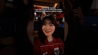 Cewe Jepang Dukung Timnas Indonesia
