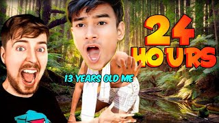 Surviving 24 Hours in INDIA'S Most Dangerous JUNGLE !! *सब्से खतरनाक जंगल*।