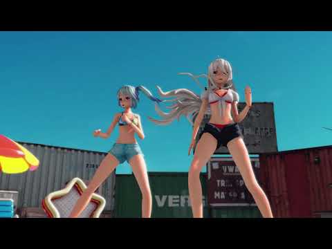 【MMD】アンハッピーリフレイン　～ Summer Idol MIKU＆IA ～