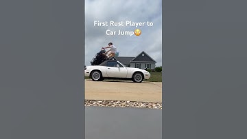 Am I the first Rust Player to car jump?! #shorts #rustraid #rustconsole #rust