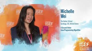 Meet Michelle Wei, winner of the Regeneron Young Scientist Award (Regeneron ISEF 2024)