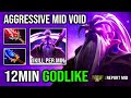 MOST Aggressive Void Spirit Ever 12min Godlike & 1Kill Per Min Counter Zeus Like a Boss DotA 2