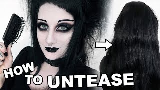 How to Untease Backcombed Hair! | Black Friday