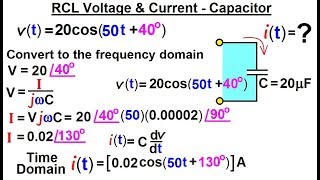 electrical engineering: ch 10 alternating voltages & phasors (28 of 82) rcl v=? & i=? - inductor: ex