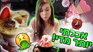 הפעם באמת הגזמתי!! ⚠ אכלתי ביום אחד!! את 5 הגלידות הכי מטורפות בישראל