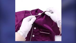 Two Pieces Kid Silk Pyjamas Set Top And Pants 210607774 Wholesale