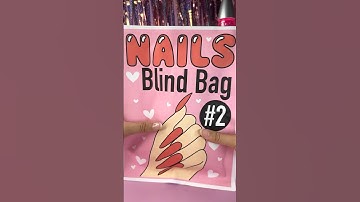 PAPER NAILS BLIND BAG 💅🏽 #blindbag #shorts