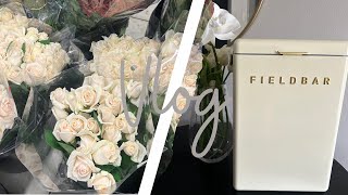 Vlog: Field bar late fomo/wedding guest dresses/ multiflora flower market
